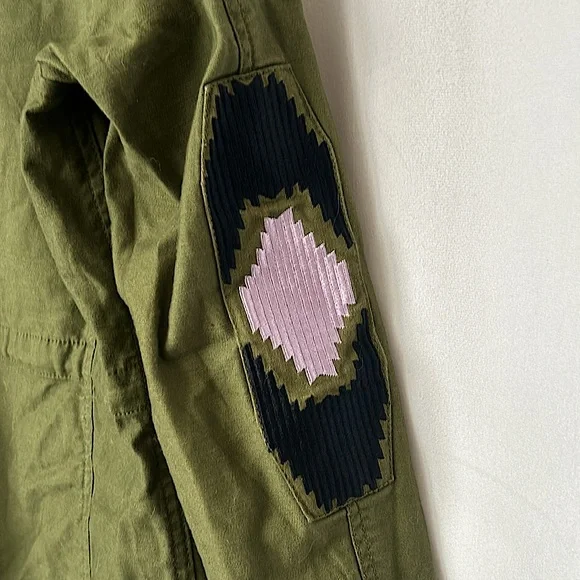 Scotch & Soda Amsterdam Army Green Cotton Long Sleeve Jacket Coat **Sz S** 🌸🌸 - Picture 4 of 6